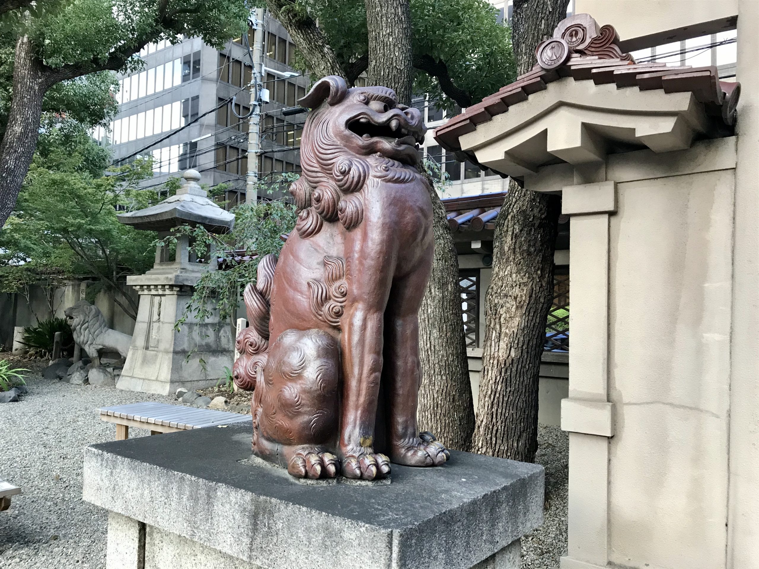 坐摩神社の狛犬