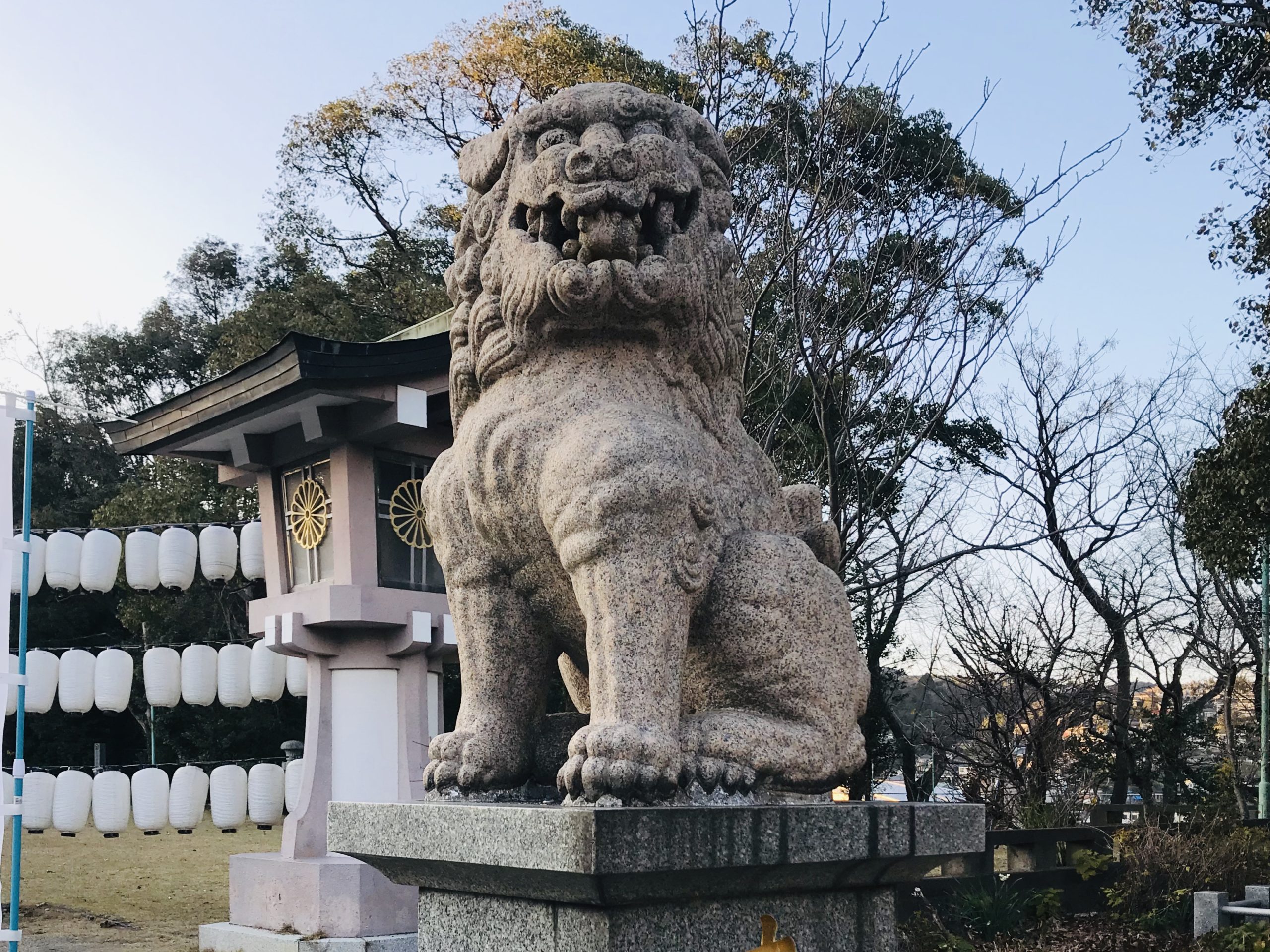 長崎縣護国神社の狛犬