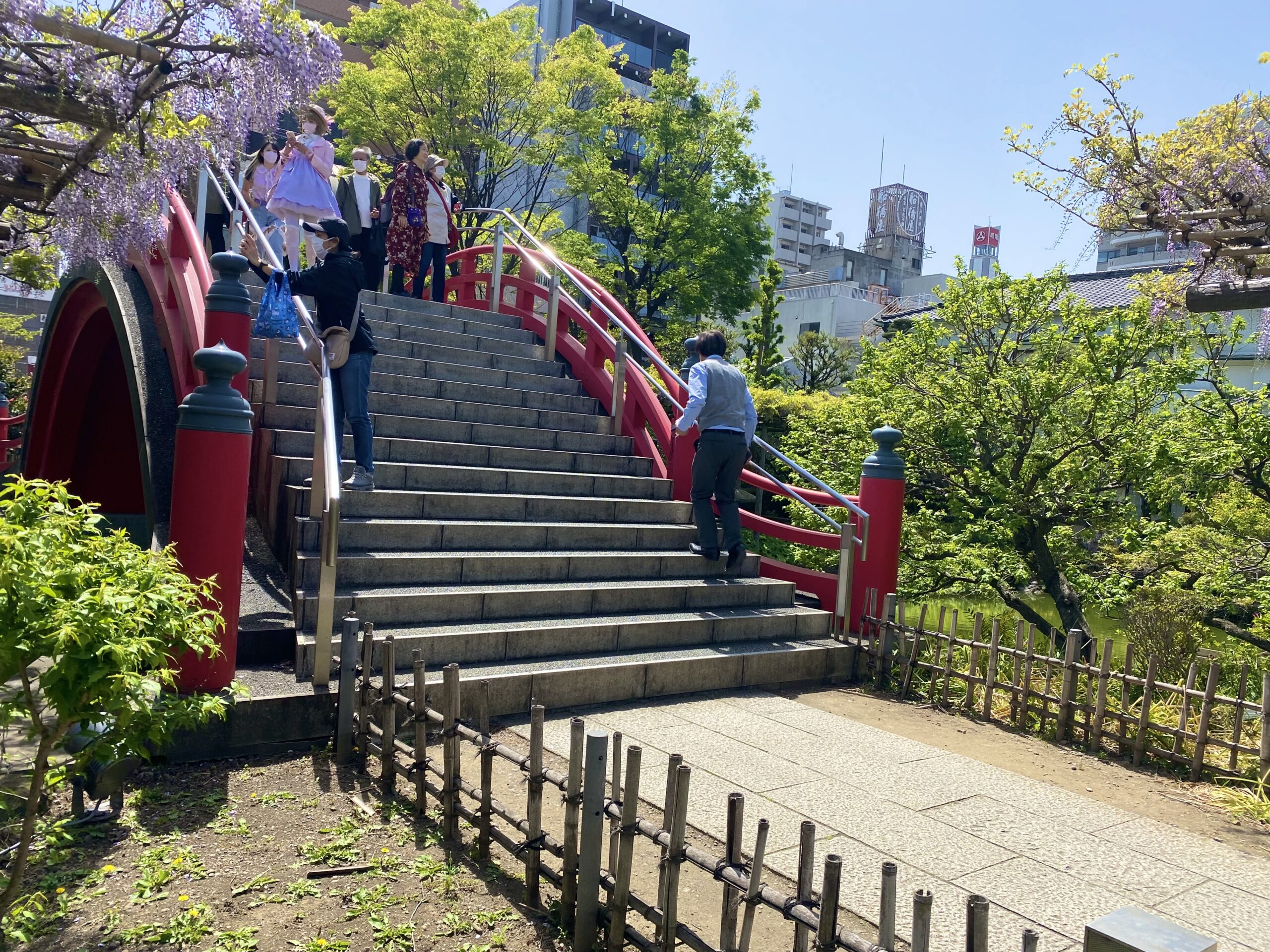 亀戸天神社の太鼓橋