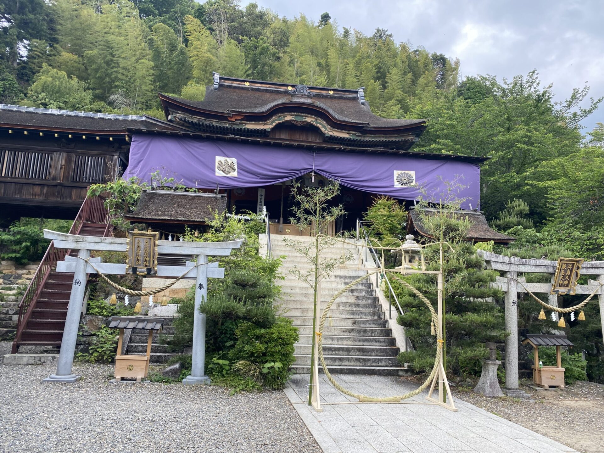 琵琶湖にある日本三大弁天の竹生島神社へ！